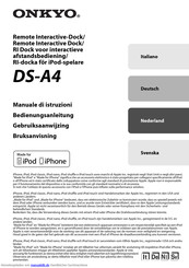 Onkyo DS-A4 Bedienungsanleitung