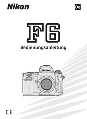 Nikon F6 Bedienungsanleitung