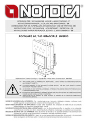 Nordica Focolare 80 Bifacciale Hybrid Gebrauchsanweisung