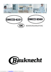 Bauknecht EMCCI 8560 Bedienungsanleitung