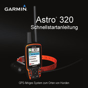 Garmin Astro 320 Schnellstartanleitung