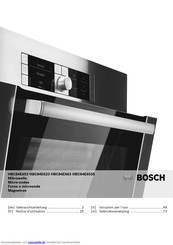 Bosch HBC84E663 Gebrauchsanleitung
