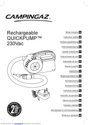Campingaz QUICKPUMP 230Vac Bedienungsanleitung