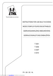 ETNA A 3307 Gebrauchsanleitung