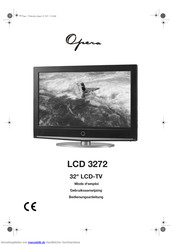 Opera LCD 3272 Bedienungsanleitung