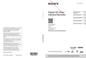Sony 4-450-166-11(1) Bedienungsanleitung
