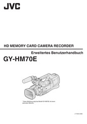 JVC GY-HM70E Benutzerhandbuch