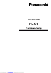 Panasonic Serie HL-G1 Kurzanleitung