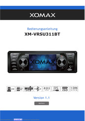 Xomax XM-VRSU311BT Bedienungsanleitung