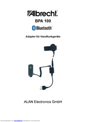 ALAN Electronics BPA 100 Bedienungsanleitung