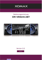Xomax XM-VRSU412BT Bedienungsanleitung