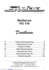 Steba VG 110 Doutherm Gebrauchsanweisung