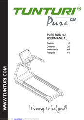 Tunturi Pure Run 4.1 Betriebsanleitung