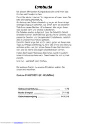 Constructa cn 27350 Gebrauchsanleitung