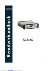 INSYS MLR 2G Benutzerhandbuch