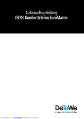 Detewe EuroMaster Gebrauchsanleitung