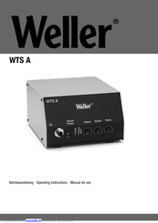 Weller WTS A Betriebsanleitung