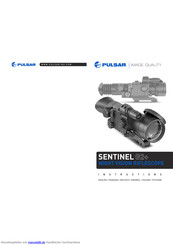 Pulsar Sentinel G2 plus 76115T Bedienungsanleitung