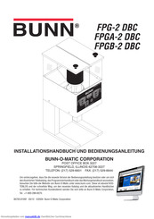Bunn FPGB-2 DBC Installationshandbuch