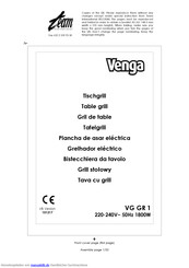 Venga VG GR 1 Gebrauchsanleitung