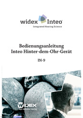 Widex Inteo IN-9 Bedienungsanleitung