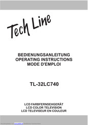 TechLine TL-32LC740 Bedienungsanleitung