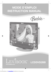 Lexibook LCDDVD2BB Barbie Bedienungsanleitung
