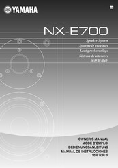 Yamaha NX-E700 Bedienungsanleitung