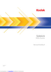 Kodak Sidekick 1400u Benutzerhandbuch