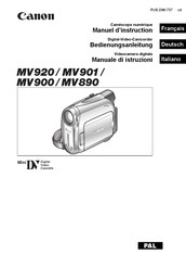 Canon MV890 Bedienungsanleitung