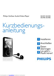 Philips GoGear SA3425 Handbuch