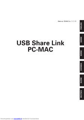 Sandberg USB Share Link PC-MAC Installationsanleitung
