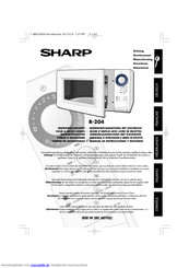 Sharp r-204 Bedienungsanleitung