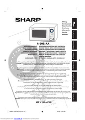 Sharp r-208-aa Bedienungsanleitung
