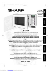 Sharp R-8740 Bedienungsanleitung