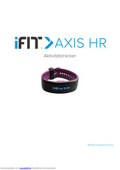 Icon iFit Axis HR Bedienungsanleitung