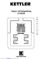Kettler ST 7620-80 Bedienungsanleitung