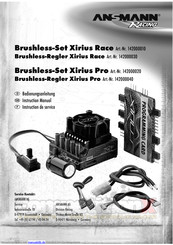 ANSMANN Brushless-Set Xirius Race Bedienungsanleitung