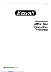 Massoth DiMAX 1200Z Bedienungsanleitung