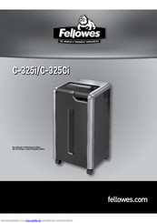 Fellowes C-325Ci Anleitung