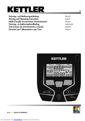 Kettler E3 - 07682-100 Bedienungsanleitung