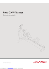Life Fitness Row GX Benutzerhandbuch