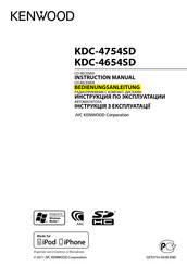 Kenwood KDC-4754SD Bedienungsanleitung