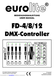 EuroLite FD-4 DMX-Controller Bedienungsanleitung