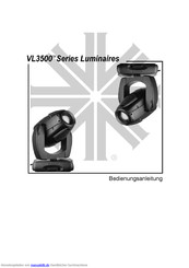 Vari Lite VL 3500 Series Luminaires Bedienungsanleitung