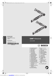 Bosch GAM Professional 220 Originalbetriebsanleitung