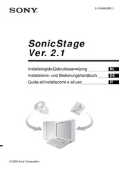 Sony SonicStage Handbuch