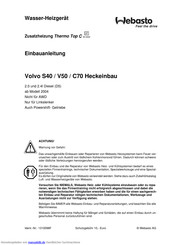 Webasto Volvo C70 Anleitung