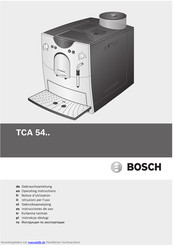 Bosch TCA 54 -Serie Gebrauchsanleitung