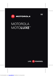 Motorola MOTOLUXE Handbuch